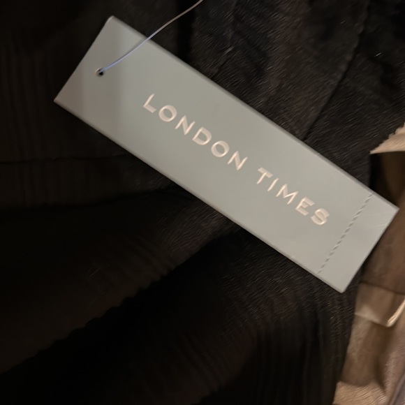 London Times fit and flare knit sleeveless cocktail dress - Picture 4 of 5